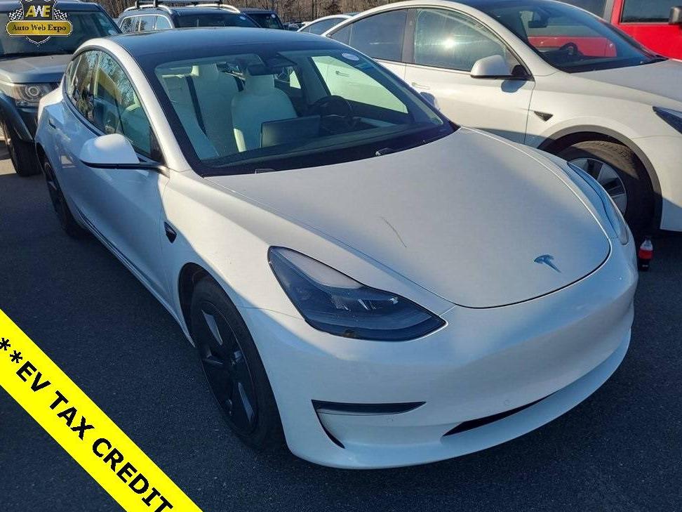 TESLA MODEL 3 2021 5YJ3E1EAXMF018941 image